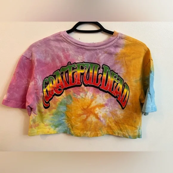 Zara X Grateful colab Dead Tie-Dye Crop Top small - Picture 4 of 5